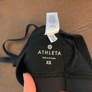 Athleta Strappy Black Sports Bra